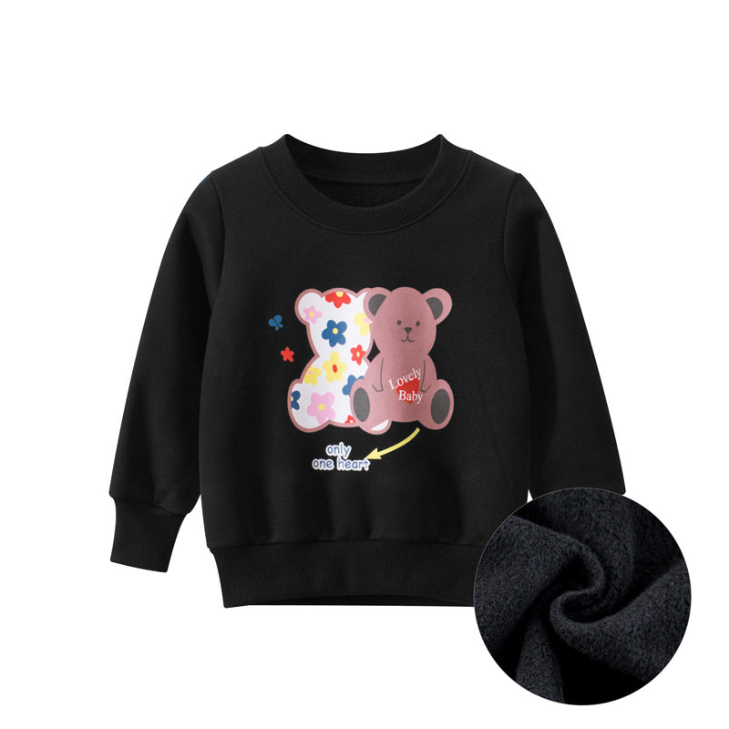 Cloud-Soft Plush Sweater for Baby Girls — Cosy Autumn Knit