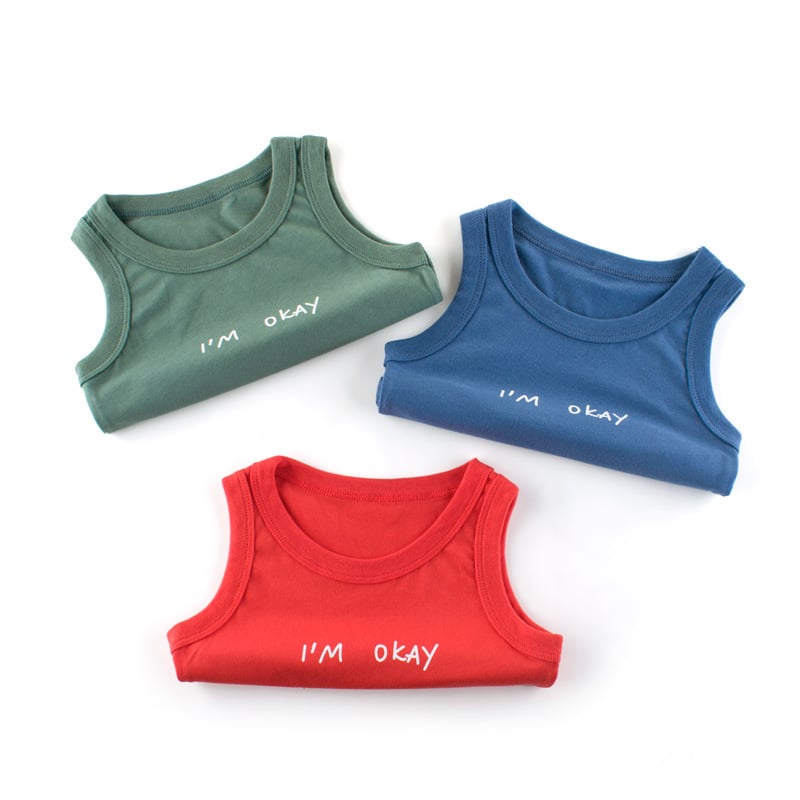 Wholesale Cotton Vests for Korean Children's Clothing