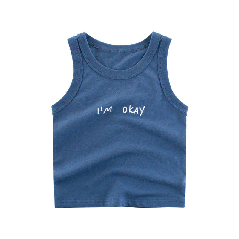 Wholesale Cotton Vests for Korean Children's Clothing
