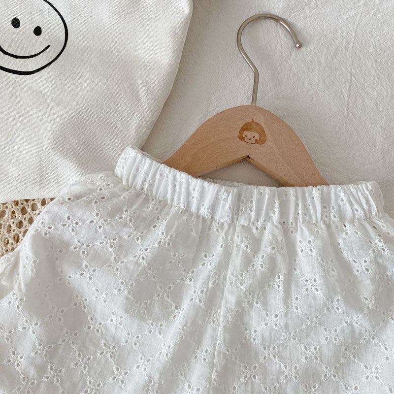 Lace Flower Hot Pants for Girls' Clothing