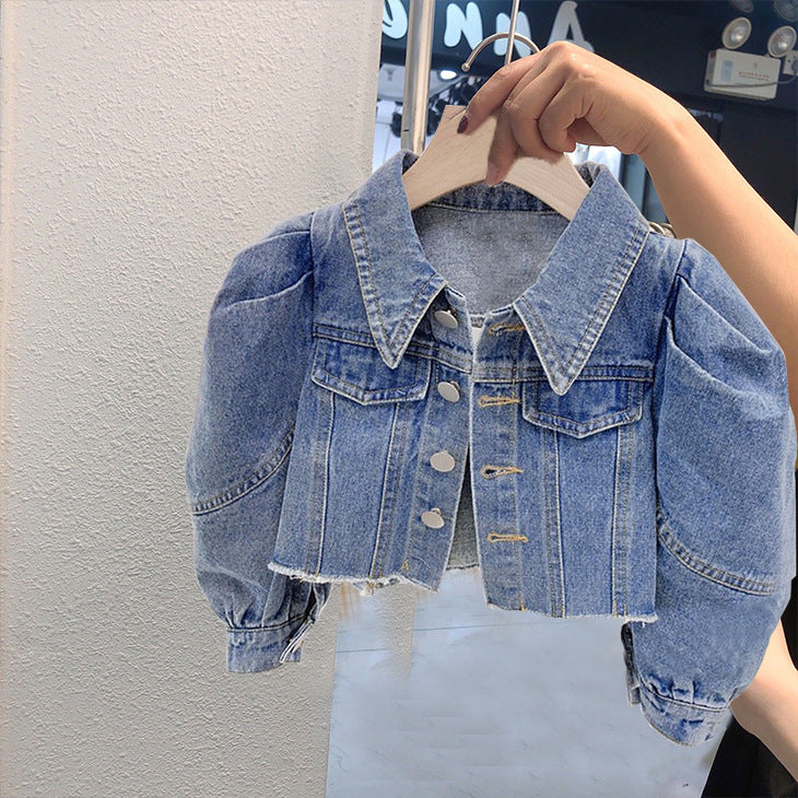 Korean Girls' Fashion Sweet Denim Clothing Collection