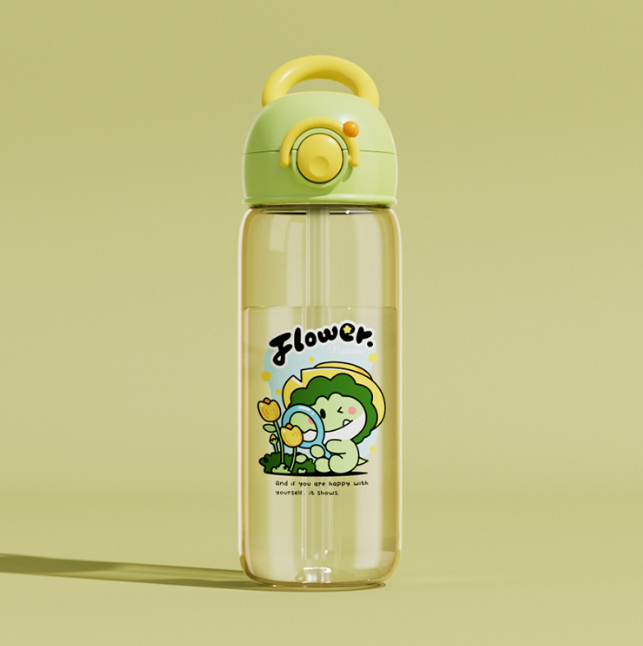 Whale Splash Sippy Cup for Toddlers — Leakproof Tritan Water Bottle