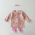 Cartoon Multi-Color Elastic Children's Clothing Set