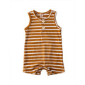 Sunny Stripes Baby Boy Romper Set — Summer Clothing for Little Ones