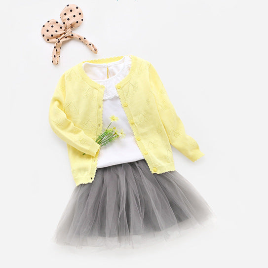 Knitwear Baby Cardigan for Children's Clothing