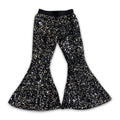 Yawoo Haan Kids Clothing Black Sequins Pants